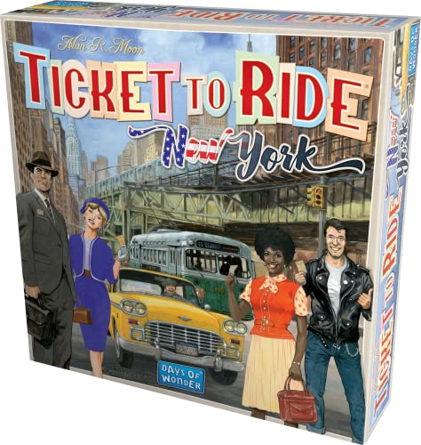 Asmodee - Ticket TO Ride New York - Italiano